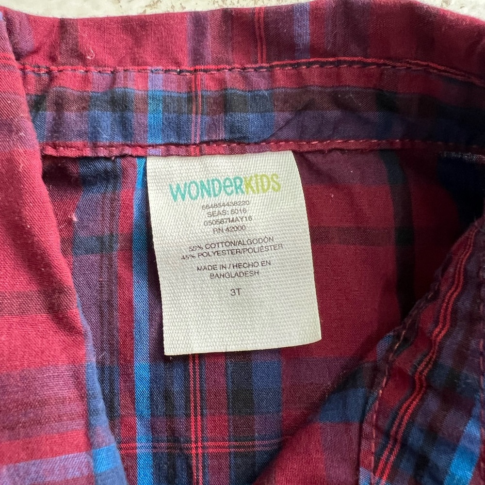 Boys 3T dressy button‎ up shirt - Picture 3 of 5